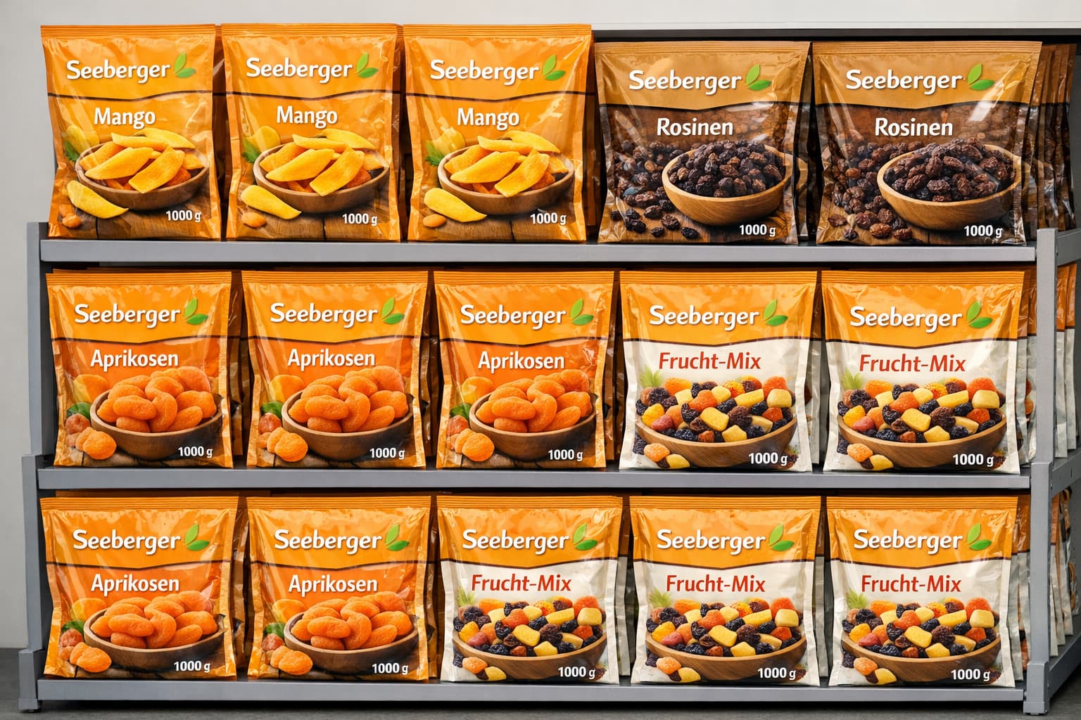 Marken-Trockenfrüchte Großhandel: Seeberger getrocknete Früchte