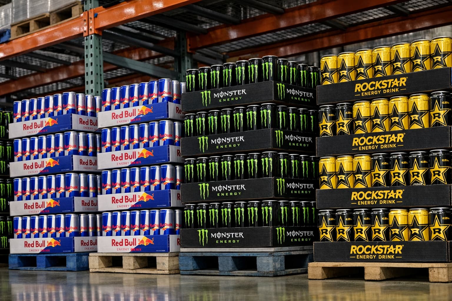 Marken-Energydrinks Großhandel: Red Bull, Monster, Rockstar